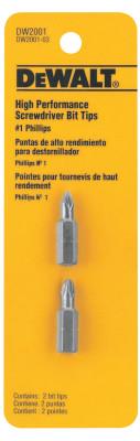 DeWalt® Screwdriver Bits, #1, 1 in, DW2001