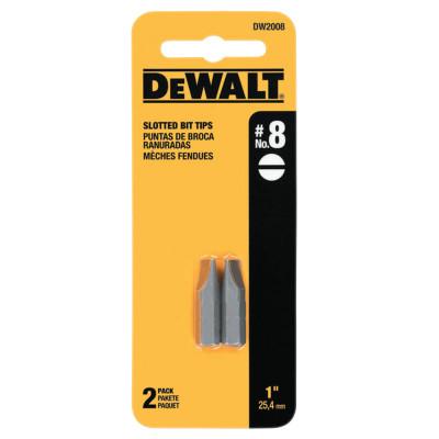DeWalt® Screwdriver Bits, #8, 1 in, DW2008