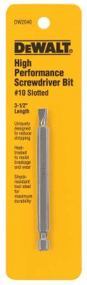 DeWalt® Screwdriver Bits, #10, 3 1/2 in, DW2040