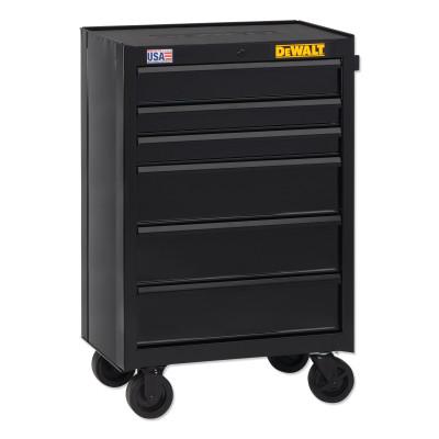 DeWalt® 700 Series Rolling Tool Cabinet, 26 in Wide, 6-Drawer, Black, DWST22760