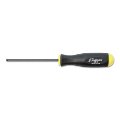 Bondhus® Balldriver Hex Screwdrivers, 9/64 in, 6.7 in Long, 10608