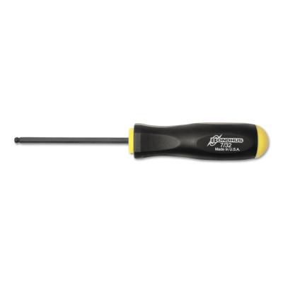 Bondhus?? Balldriver Hex Screwdrivers, 7/32 in, 9 in Long, 10611