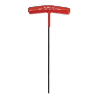Bondhus® Hex T-Handle Keys, 2.5 mm, 6.8 in Long, 13254