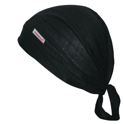 Comeaux Caps Single Sided Cap, 7-1/2, Black, 1000-B-7-1/2