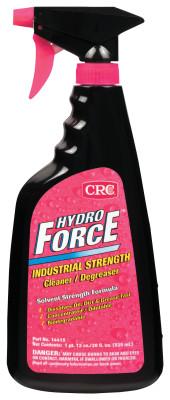 CRC HydroForce Industrial Strength Cleaner/Degreaser, 32 oz Trigger Spray Bottle, Pleasant, 14415