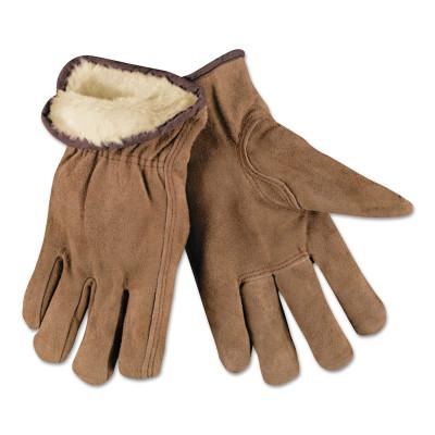 MCR Safety Insulated Drivers Gloves, Premium Grade Cowhide, Medium, Piled Lining, 3170M