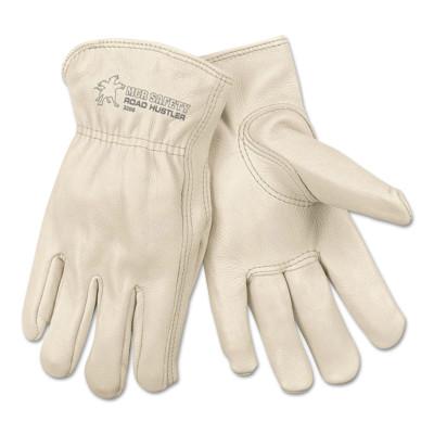 MCR Safety Drivers Gloves, Cowhide, Small, Unlined, 3200S