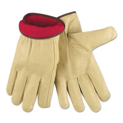 MCR Safety Insulated Drivers Gloves, Premium Grain Pigskin, Medium, Jersey Lining, 3450M