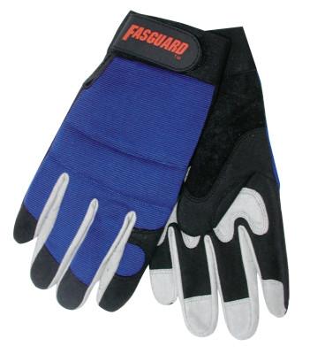 MCR Safety Fasguard Multi-Task Gloves, Blue/Black/Gray, Large, 905L