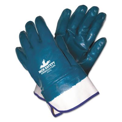 MCR Safety Nitrile Coated Gloves, Large, Blue, 9761