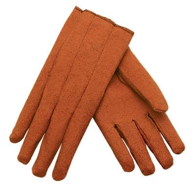 MCR Safety Vinyl Gloves, Slip-On Cuff, Cotton Knit Lined, Men's-Large, 9800L