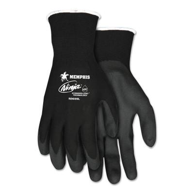 MCR Safety Ninja HPT Coated Gloves, Small, Black, N9699S