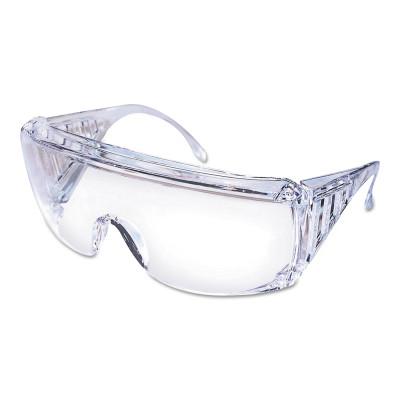 MCR Safety Yukon 9810 Protective Eyewear, Clear Coated Polycarbonate Lenses, Clear Frame, 9810