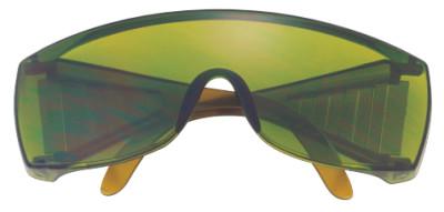 MCR Safety Yukon 98120 Protective Eyewear, Green Polycarbon Filter 2.0 Lenses, Green Frame, 98120
