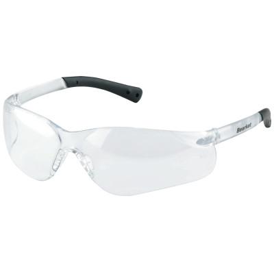 MCR Safety BearKat 3 Protective Eyewear, Clear Lens, Duramass Anti-Fog, Black/Clear Frame, BK310AF