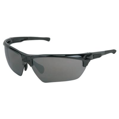 MCR Safety Dominator DM3 Safety Glasses, Black Mirror Lens, BossMan Mirror/Duramass HC, DM1337B