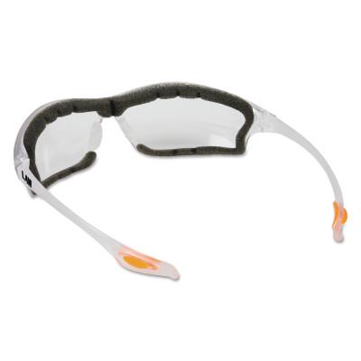 MCR Safety LAW Protective Eyewear, Clear Lens, Duramass Anti-Fog, Clear Frame, Nylon, LW310AF