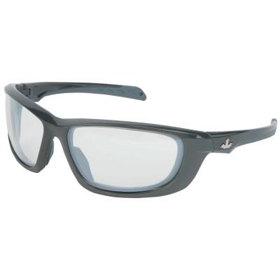 MCR Safety USS Defense Safety Glasses, Clear Lens, MAX6 Anti-Fog, Gunmetal Frame, UD110PF