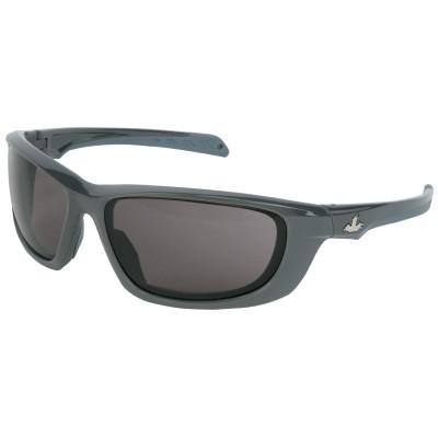 MCR Safety USS Defense Safety Glasses, Gray Lens, MAX6 Anti-Fog, Gunmetal Frame, UD112PF