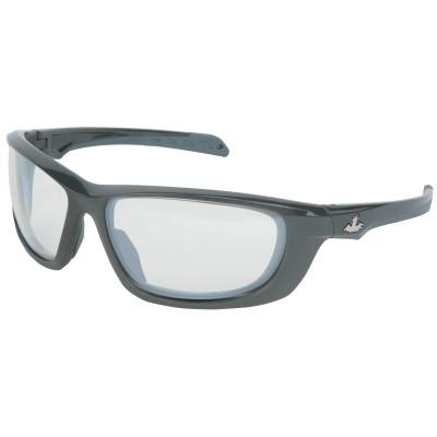 MCR Safety USS Defense Safety Glasses, Gray Lens,  Mirror/Duramass HC, Gunmetal Frame, UD119