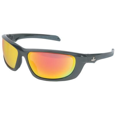 MCR Safety USS Defense Safety Glasses, Fire Mirror Lens, Duramass HC/Polar, UD11RZ