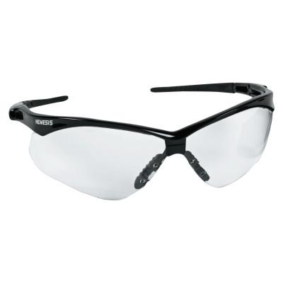 Kimberly-Clark Professional V30 Nemesis* Safety Eyewear, Clear Anti-Scratch Hard Coat Lenses, Black Frame, 20378