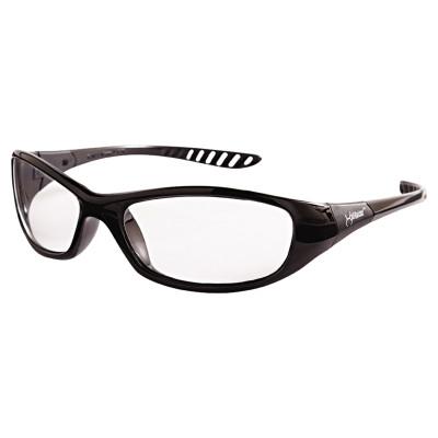 Kimberly-Clark Professional V40 Hellraiser* Safety Eyewear, Clear Lens, Anti-Scratch, Black Frame, Nylon, 20539