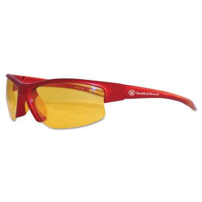 Kimberly-Clark Professional Equalizer* Safety Eyewear, Amber Lens, Polycarbonate, Anti-Scratch, Red Frame, 21299