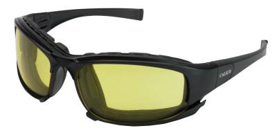 Kimberly-Clark Professional V50 Calico Safety Eyewear, Amber Polycarbon Anti-Scratch Anti-Fog Lenses, Black, 25674