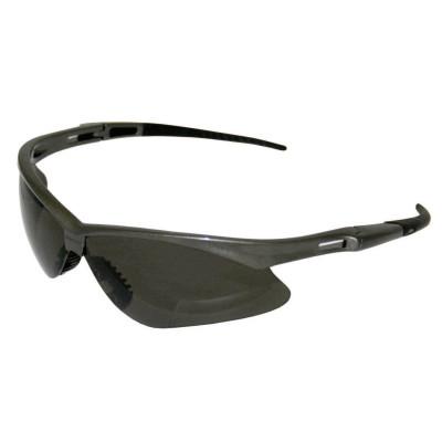 Kimberly-Clark Professional V30 Nemesis* Safety Glasses, Smoke, Polycarbonate, Anti-Scratch, Gunmetal, Nylon, 28635
