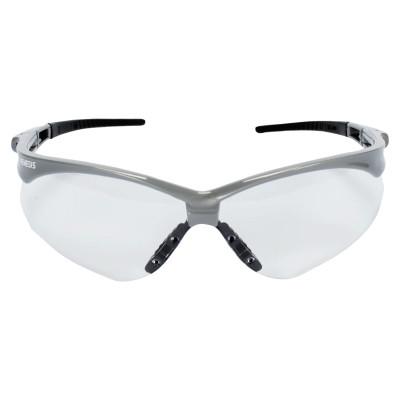 Kimberly-Clark Professional V30 Nemesis Safety Glasses, Clear Lens, Polycarbonate, Anti-Fog, Silver Frame, 47388