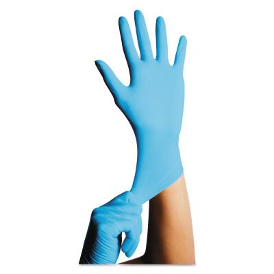 Kimberly-Clark Professional KleenGuard G10 Blue Nitrile Gloves, Cuff, Lined, Small, 57371