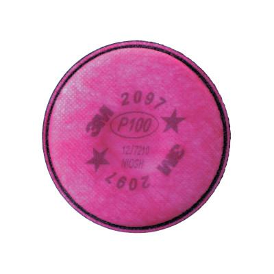 3M™ 2000 Series Particulate Filter, P100, Nuisance Level Organic Vapor, Magenta, 2097