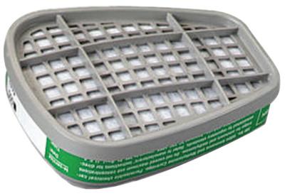 3M™ 6000 Series Gas /Vapor Cartridges, Ammonia/Methylamine, Green, 6004