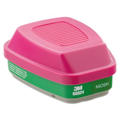 3M™ Combination Cartridges/P100 Particulate Filters, Ammonia/Methylamine, 60924