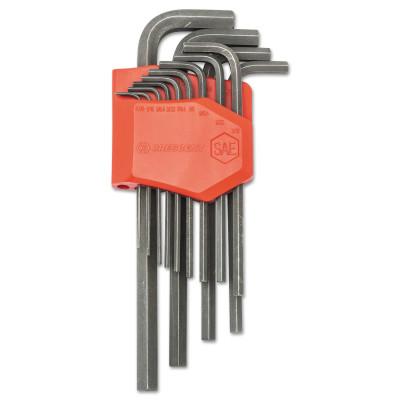 Apex Tool Group 13 Piece Long Arm SAE Hex Key Sets, Hex Tip, Inch, CHKLASAE13