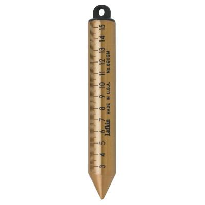 Apex Tool Group Inage Oil Gauging Plumb Bobs, 20 oz, Brass, English/Metric, 590GMEN