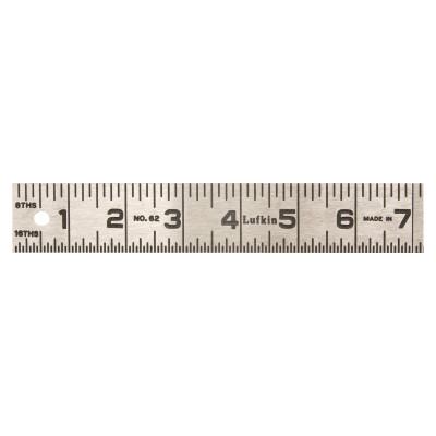 Apex Tool Group One-Piece Rulers, 6 ft, Steel, 626FTN