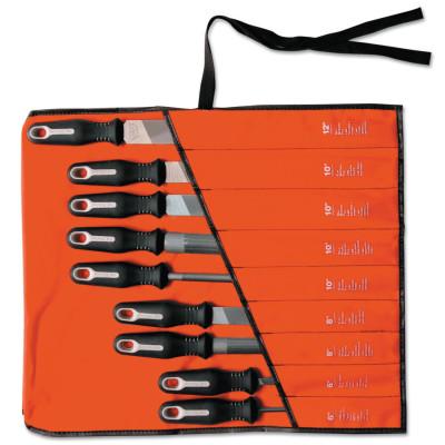 Apex Tool Group 9-Pc Maintenance File Sets with Ergonomic Handles, 6 in, 8 in, 10 in, 12 in, American Pattern, 22030HNNN