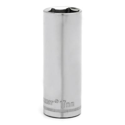 Apex Tool Group 6 Point Deep Metric Sockets, 1/2 in Dr, 21 mm Opening, CDDS80N