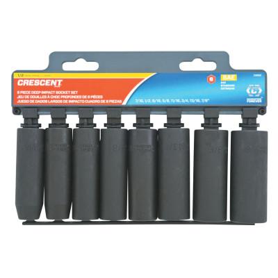 Apex Tool Group 6 Point Deep Impact SAE Sockets, 1/2 in Dr, 7/8 in Opening, CIMS27N