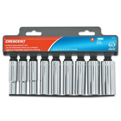 Apex Tool Group 3/8" Drive Sparkplug Sockets, 3/8 in Drive, 13/16 in, 2.73 in Long, 6 Points, CSPS2N