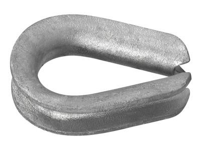 Apex Tool Group 765-G Series Heavy Wire Rope Thimbles, 5/8 in, Galvanized Zinc, 6260206