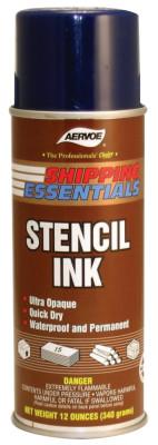 Aervoe Industries 16 OZ WHITE STENCIL INK(12 OZ NET), 2807