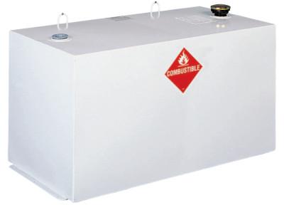 Apex Tool Group Liquid Transfer Tanks, Rectangular, 96 gal to 107 gal, Steel, White, 484000