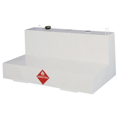 Apex Tool Group Liquid Transfer Tanks, Low-Profile L-Shaped, 86 gal to 92 gal, Steel, White, 487000