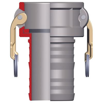Dixon Valve Andrews Type C Cam and Groove Couplers, 2 in x 2 1/16 Male, Aluminum, 200-C-AL