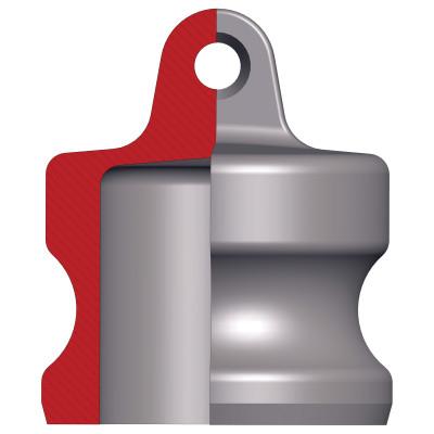 Dixon Valve Andrews/Boss-Lock Type DP Cam and Groove Dust Plugs, 2 3/32 in Dia, Aluminum, 150-DP-AL
