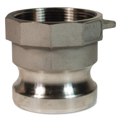 Dixon Valve Andrews/Boss-Lock Type A Cam and Groove Adapters, 1 in (NPT) Female, Brass, 100-A-BR