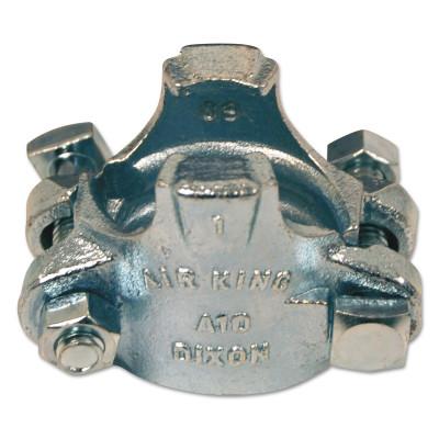 Dixon Valve Air King Clamps, 1 in-1 3/16 in Hose OD, Malleable Iron, A4